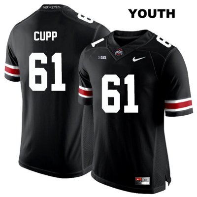 Youth NCAA Ohio State Buckeyes Gavin Cupp #61 College Stitched Authentic Nike White Number Black Football Jersey ER20Q57RN